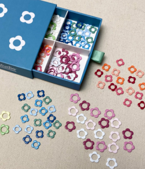 Allstitch Studio Stitch Marker Flower Rings Sampler Set