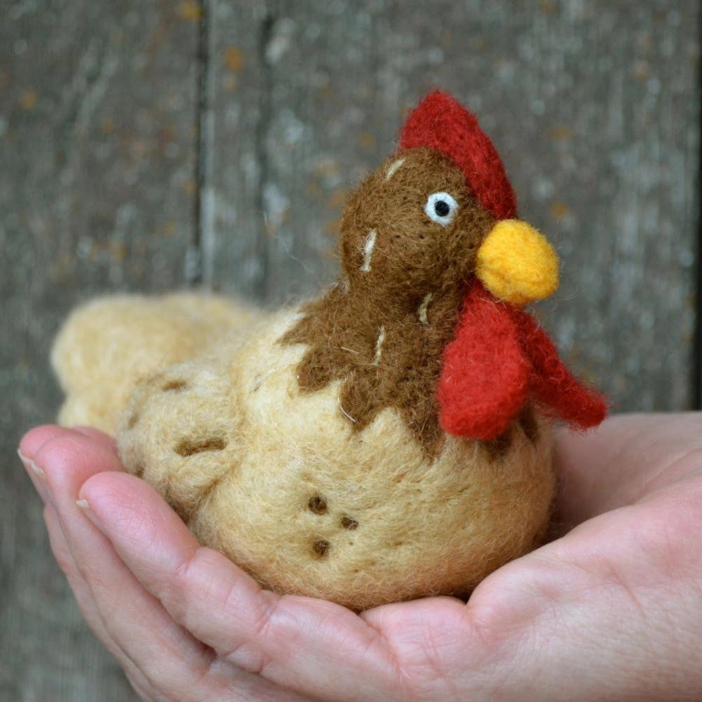 Bear Creek Felting Project Kit (Brown Chicken)