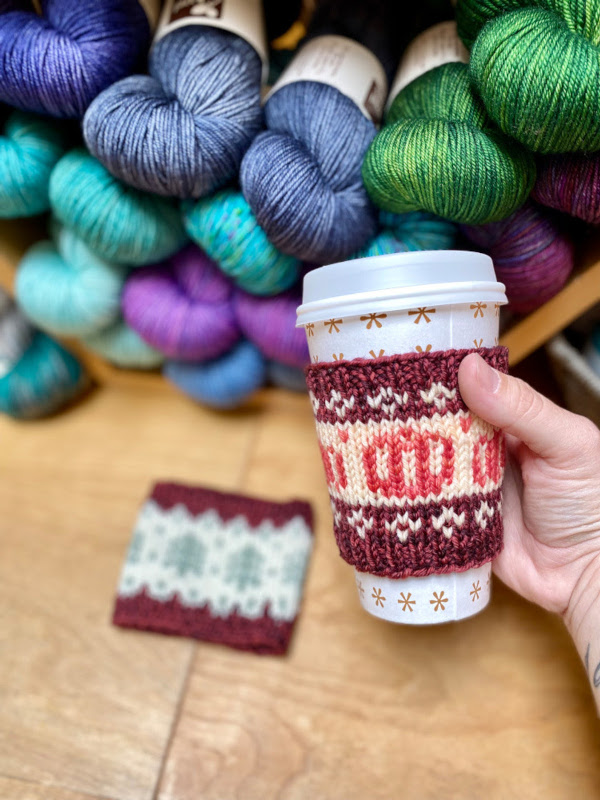 Beginning Colorwork Cup Cozy Class