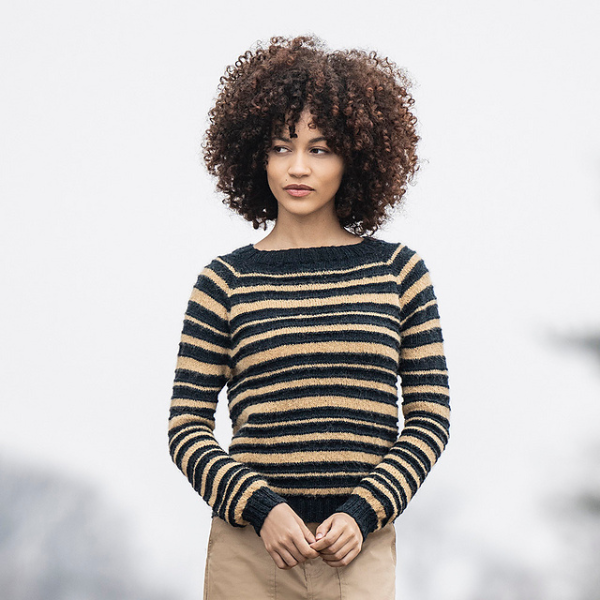 Saturnalia Sweater in BSF Woolstok Light Yarn