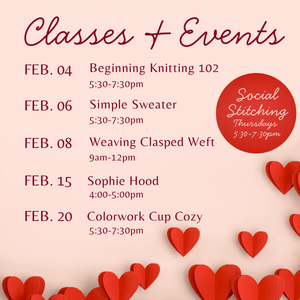Classes & Events February 04
