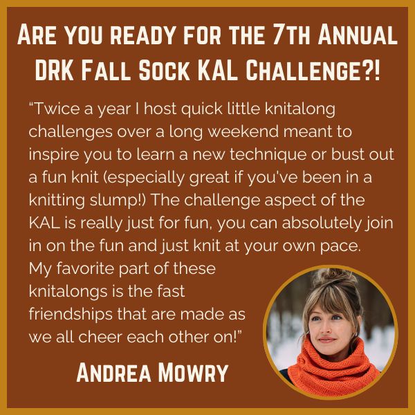 7th Annual Fall Sock Challenge