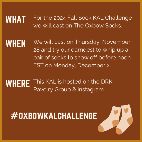 7th Annual Fall Sock Challenge Oxbow Socks