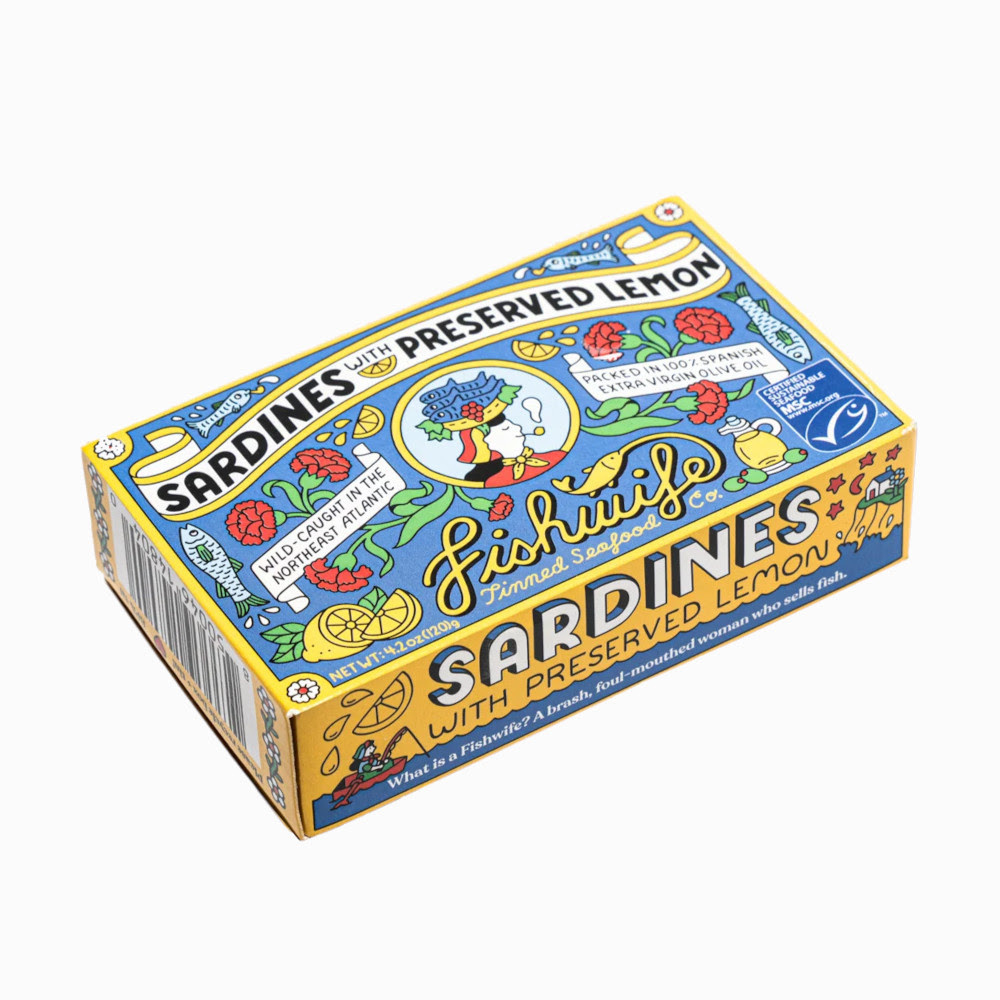Fishwife Sardines with Preserved Lemon