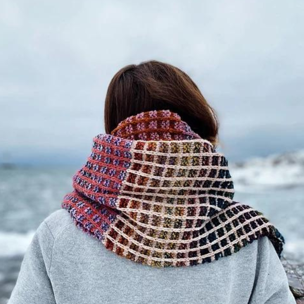 Fogline Shawl by Brienne Moody