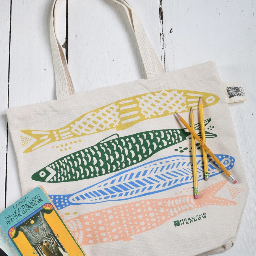Hearth & Harrow Tote Bag (Sardine)