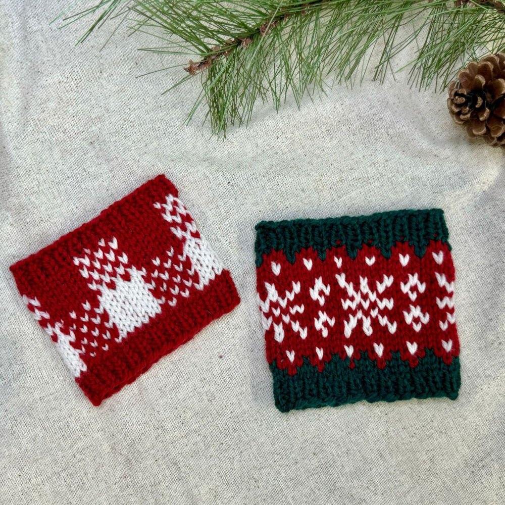 Holiday Doodle Cup Cozy