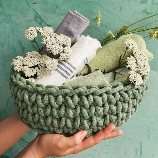 Jumbo Crochet Basket