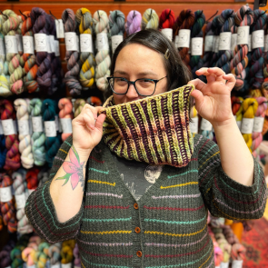 Knit Brioche Cowl Class