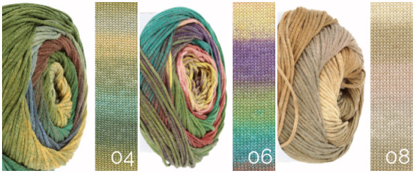 Lang Silk Color Yarn Colorways