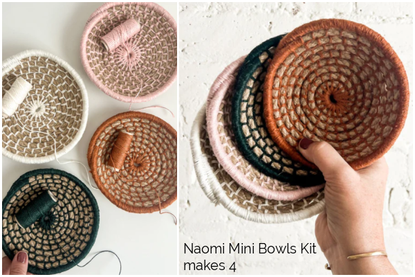 Flax & Twine Naomi Mini Bowls Kit