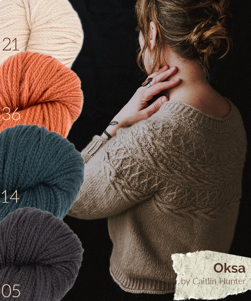 Oksa Sweater by Caitlin Hunter