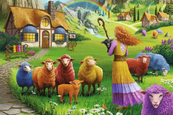 Ravensburger Puzzle The Happy Sheep