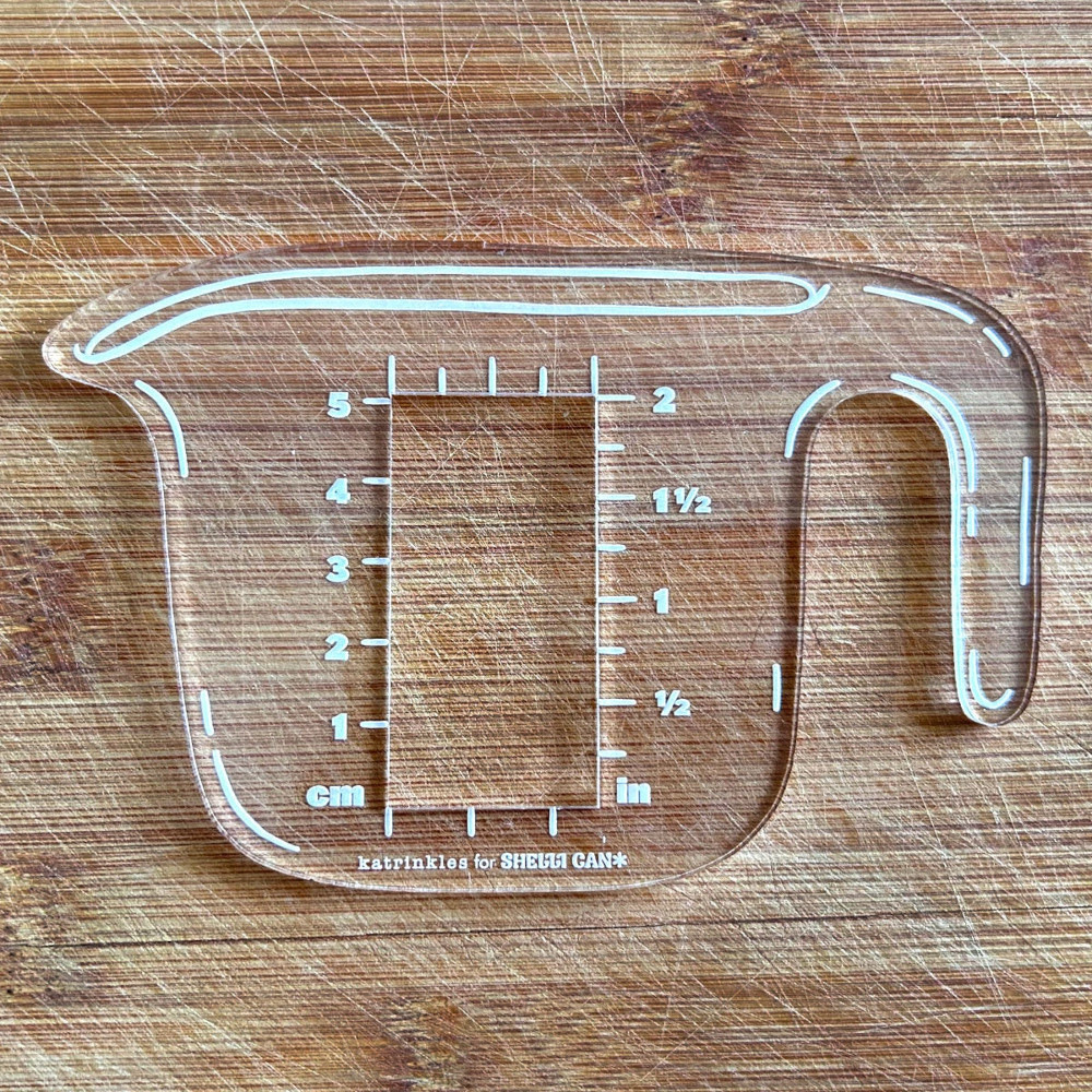 Shelli Can x Katrinkles Swatch Ruler (Measuring Cup)