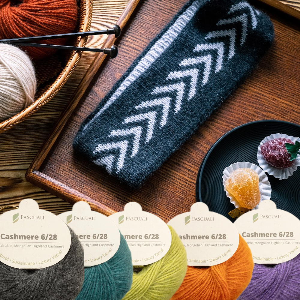 Stirnband 1 in Pascuali Cashmere 6/28