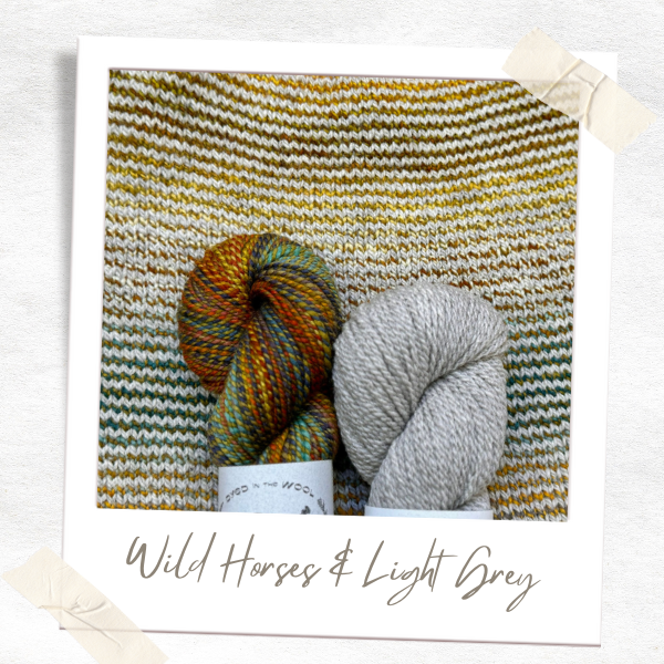 Dyed in the Wool Wild Horses & Wilder Light Grey