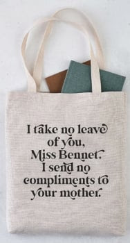 Bookishly Tote I Send No Compliments