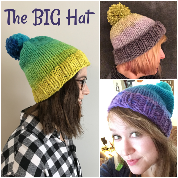 The Big Hat in Freia Ombre Super Bulky