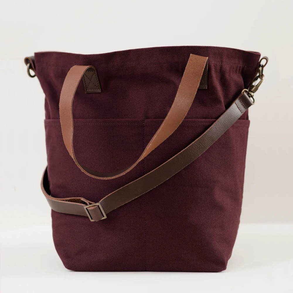 Twig & Horn Canvas Crossbody Tote