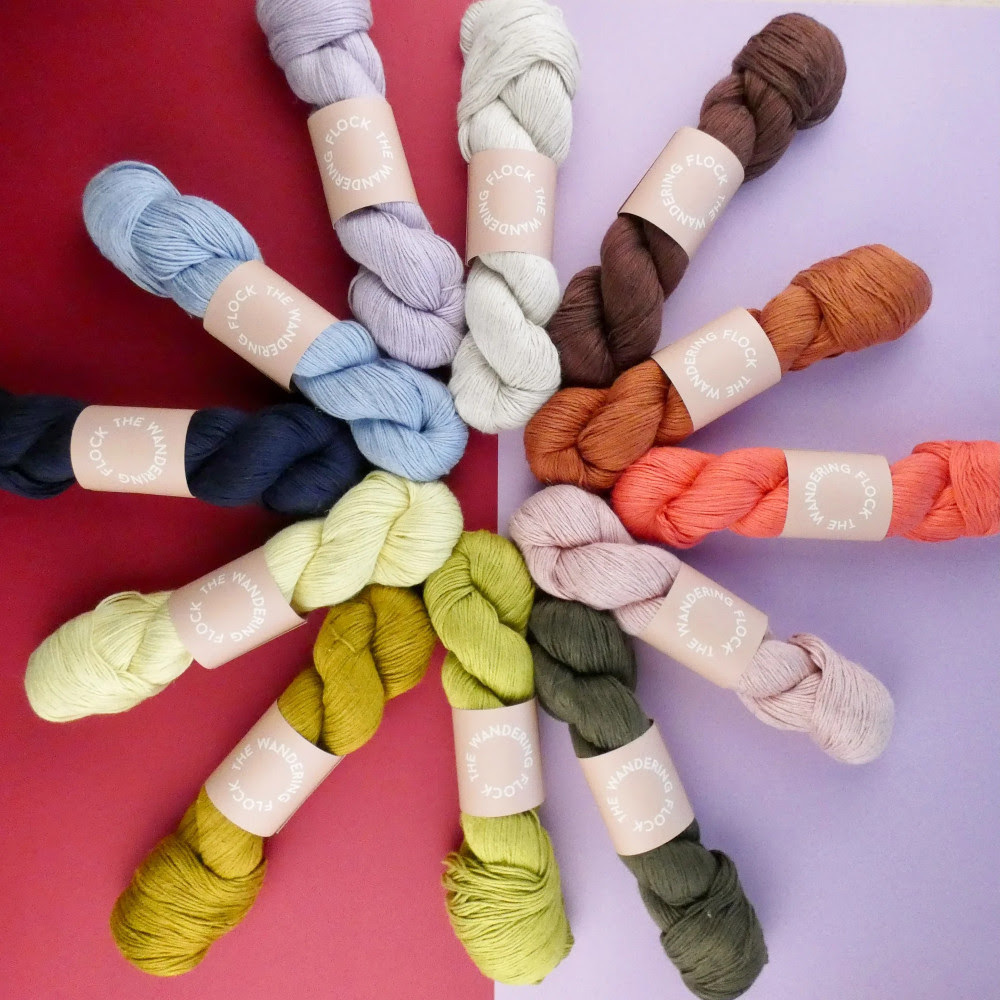 The Wandering Flock Cotton Lino Yarn