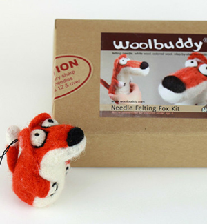 Woolbuddy Needle Felting Fox Kit